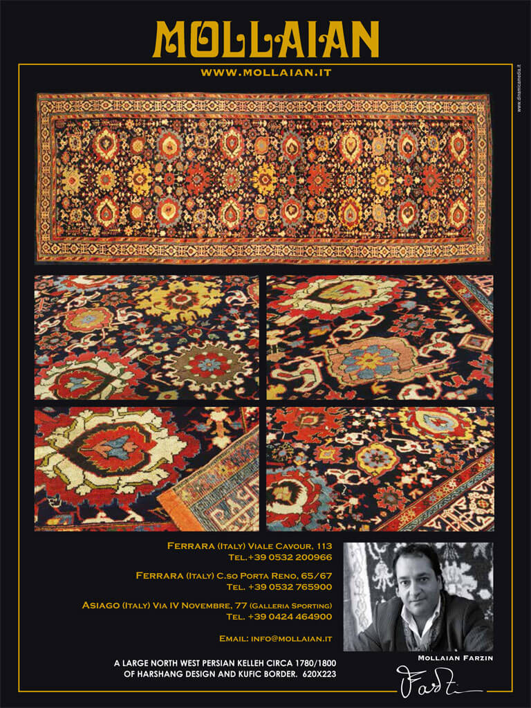 Farzin Mollaian Carpet Collector (Mollaian Srl) on Hali carpet magazine