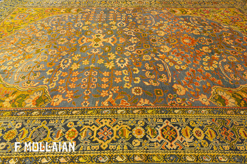 Antique Persian Mahal Ziegler Carpet  n°:58928728