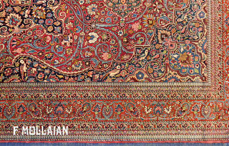 Tapis Persan Mashad n°:72628615