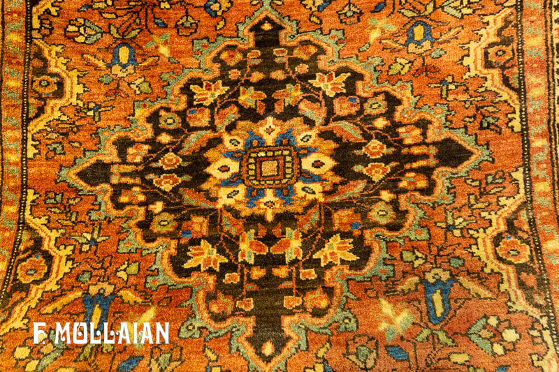 Tappeto Piccolo Persiano Antico Saruk Farahan n°:81392277