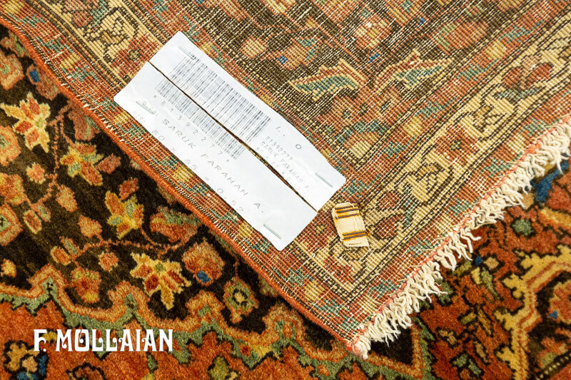 Tappeto Piccolo Persiano Antico Saruk Farahan n°:81392277