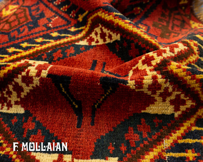 Antique Turkmen Sella Rug n°:39876644