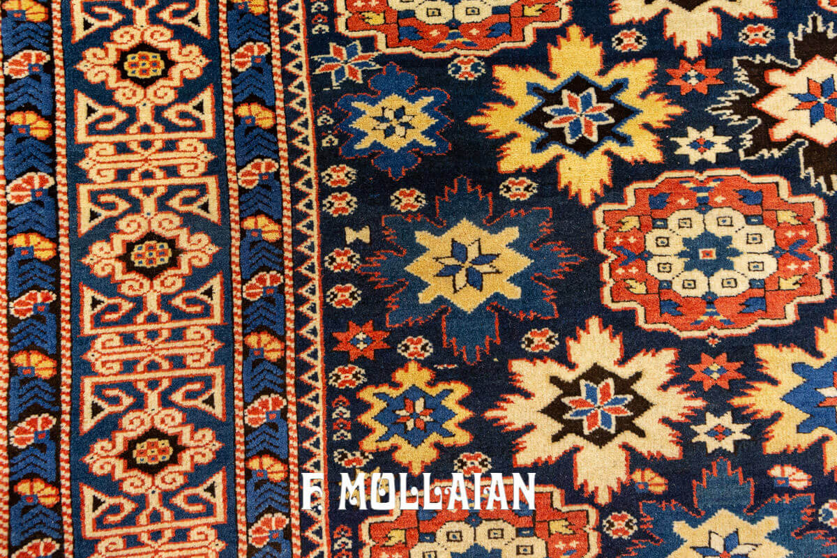 Long Handknotted Caucasian Kuba (Quba ) Antique Carpet n°:472630