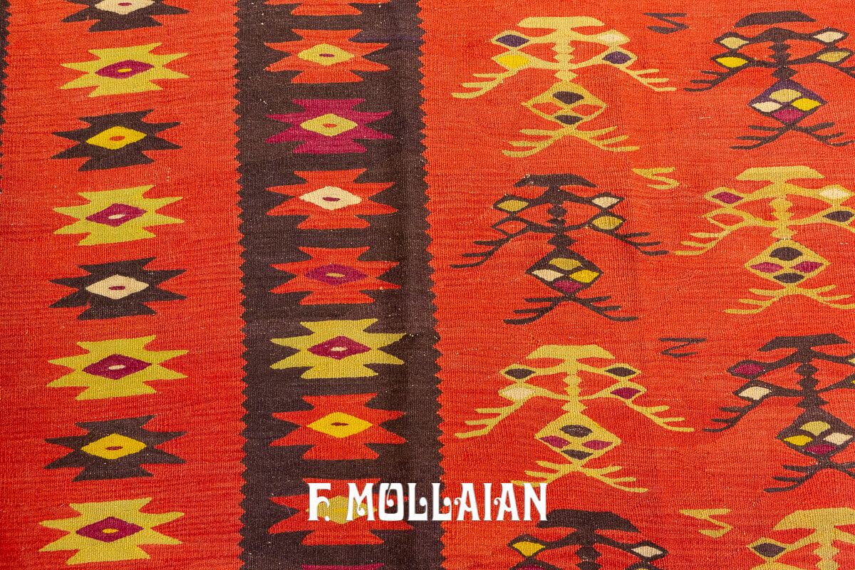 Very Large Handloom Woven Antique Sarkoy Turkish Kilim Carpet n°:577147—dorotheum 22