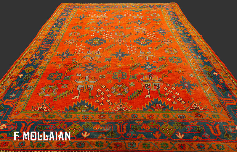 Large Antique Turkish Ushak (Oushak) Carpet  n°:29620032