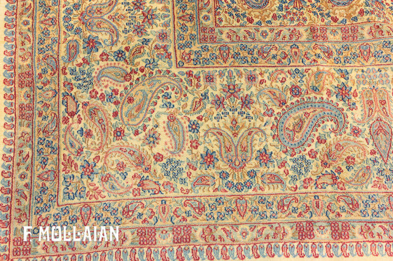 Large Kerman Fine Persian Carpet n°:35292947