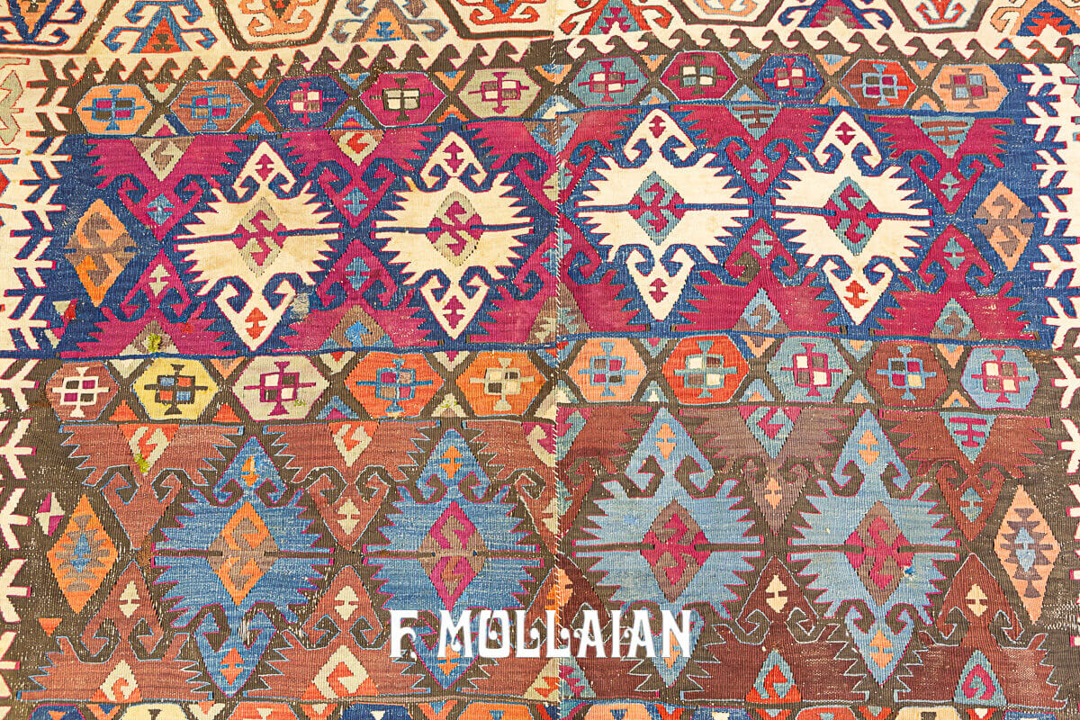 Tapis Kilim Anatolia Antique n°:98072355
