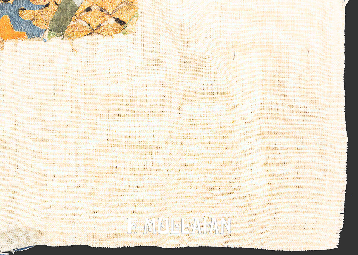 Multicolor Royal Antique Small Fragment Chinese Silk Textile n°:90096769 -  Mollaian Farzin Carpets