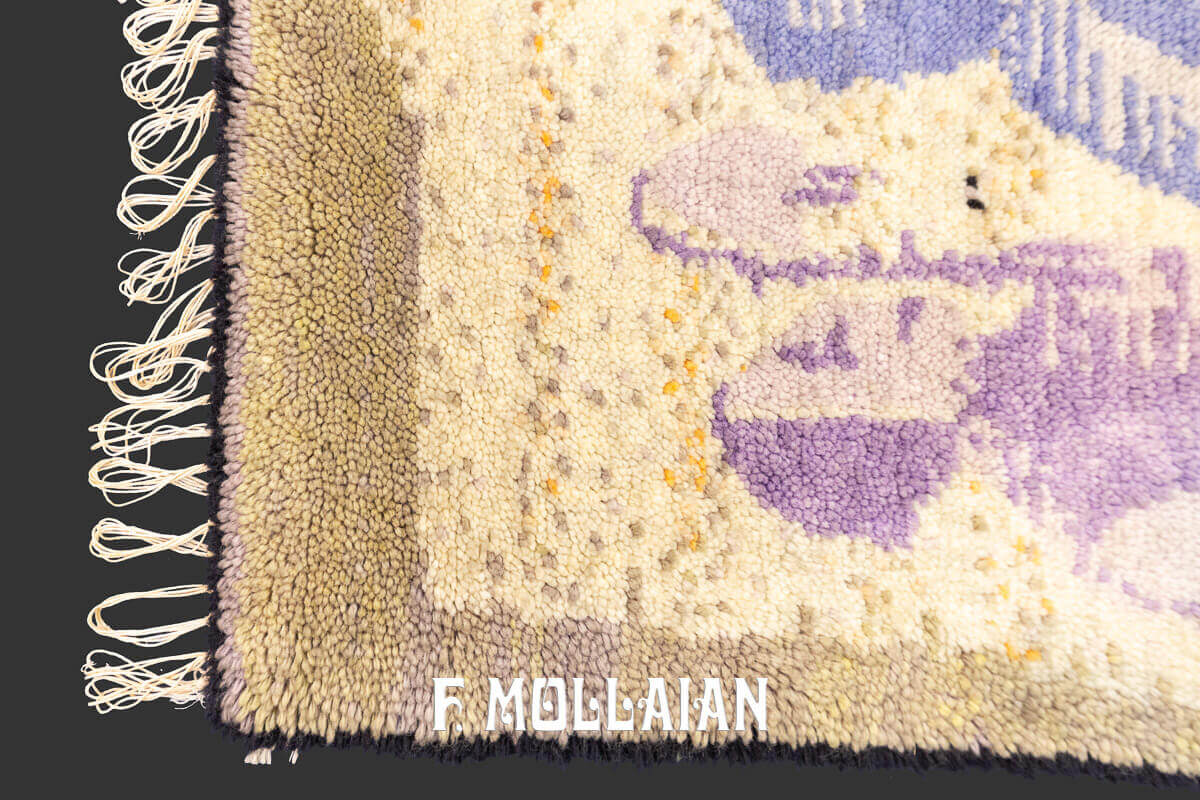 Tapis Européen Pictural à Poils Longs (Peinture Moderne) n°:692173