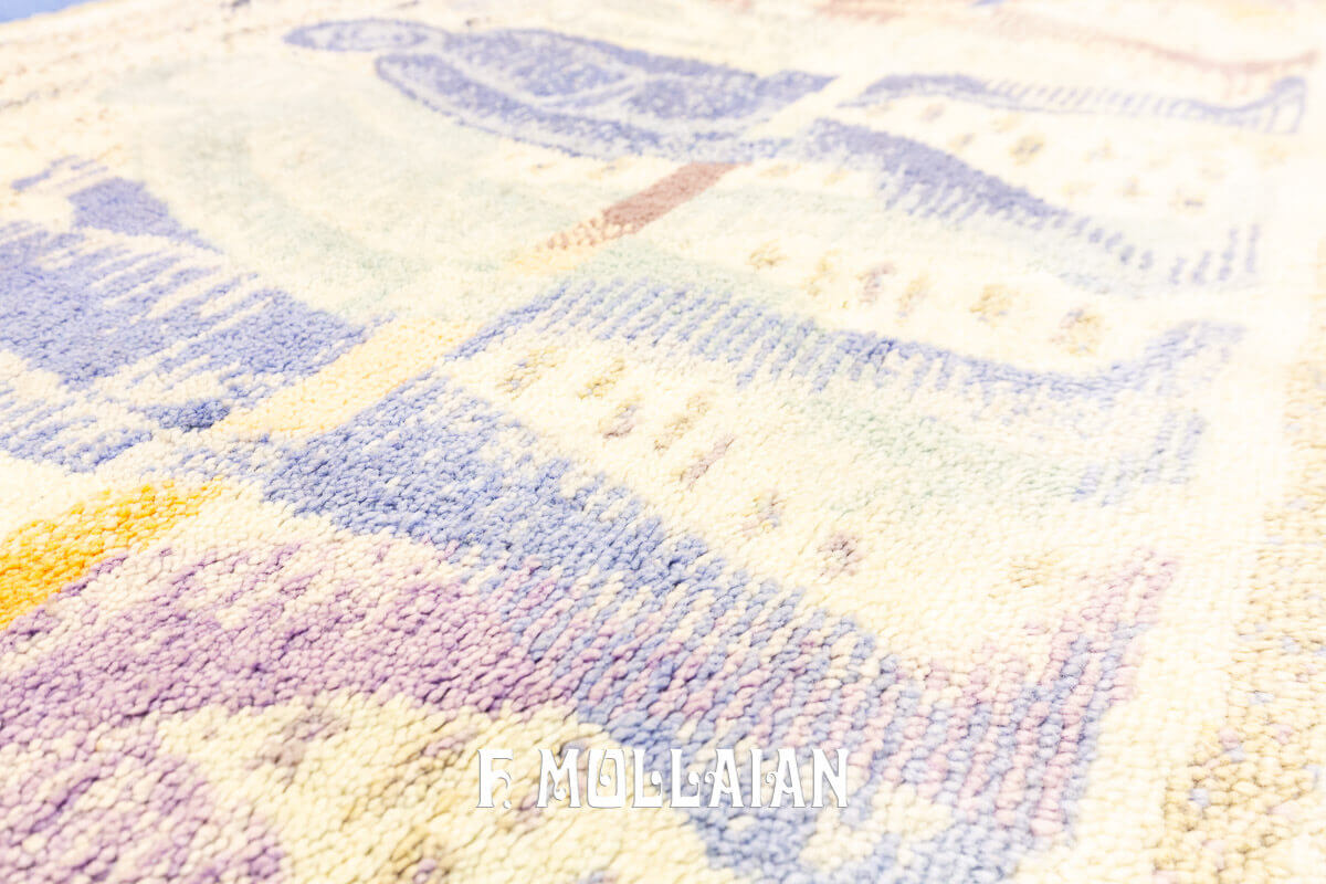 Tapis Européen Pictural à Poils Longs (Peinture Moderne) n°:692173