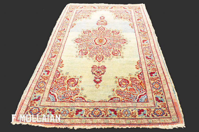 Small Antique Tabriz Hadji Djalili Rug n°:38078764