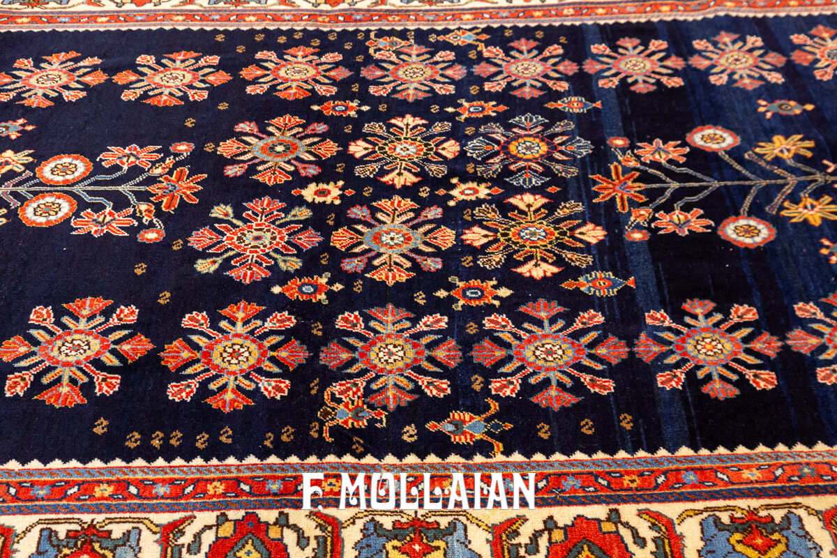 All-over Floral Hand-knotted Kashkuli Antique Rug n°:116816