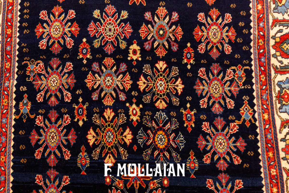 All-over Floral Hand-knotted Kashkuli Antique Rug n°:116816
