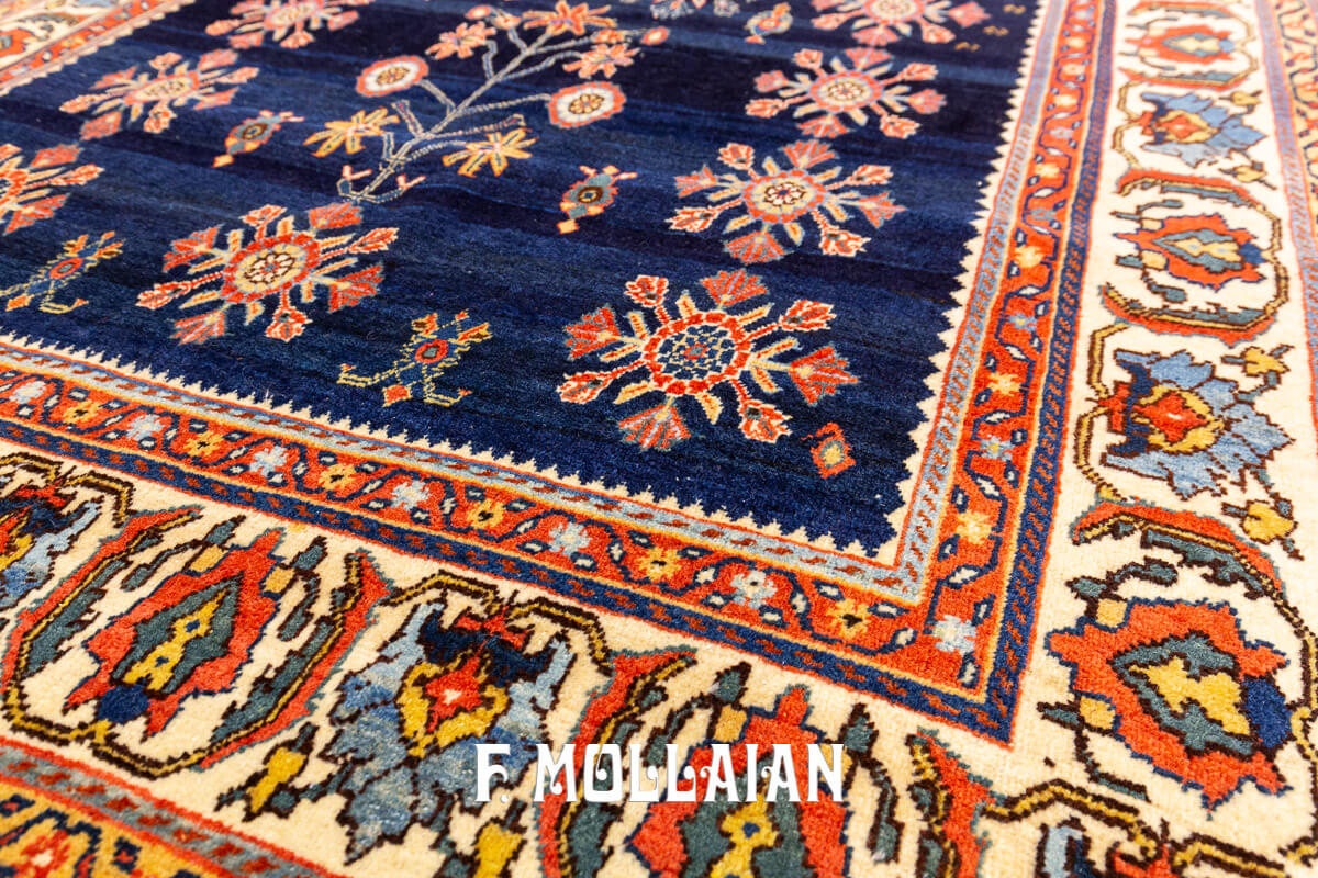 All-over Floral Hand-knotted Kashkuli Antique Rug n°:116816