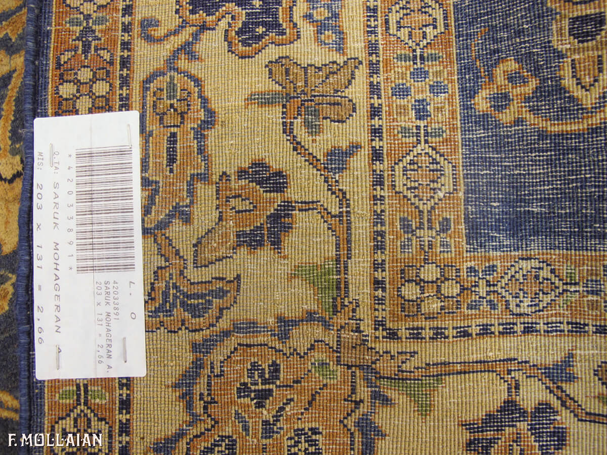 Antique Persian Saruk Mohajeran Rug n°:42033891