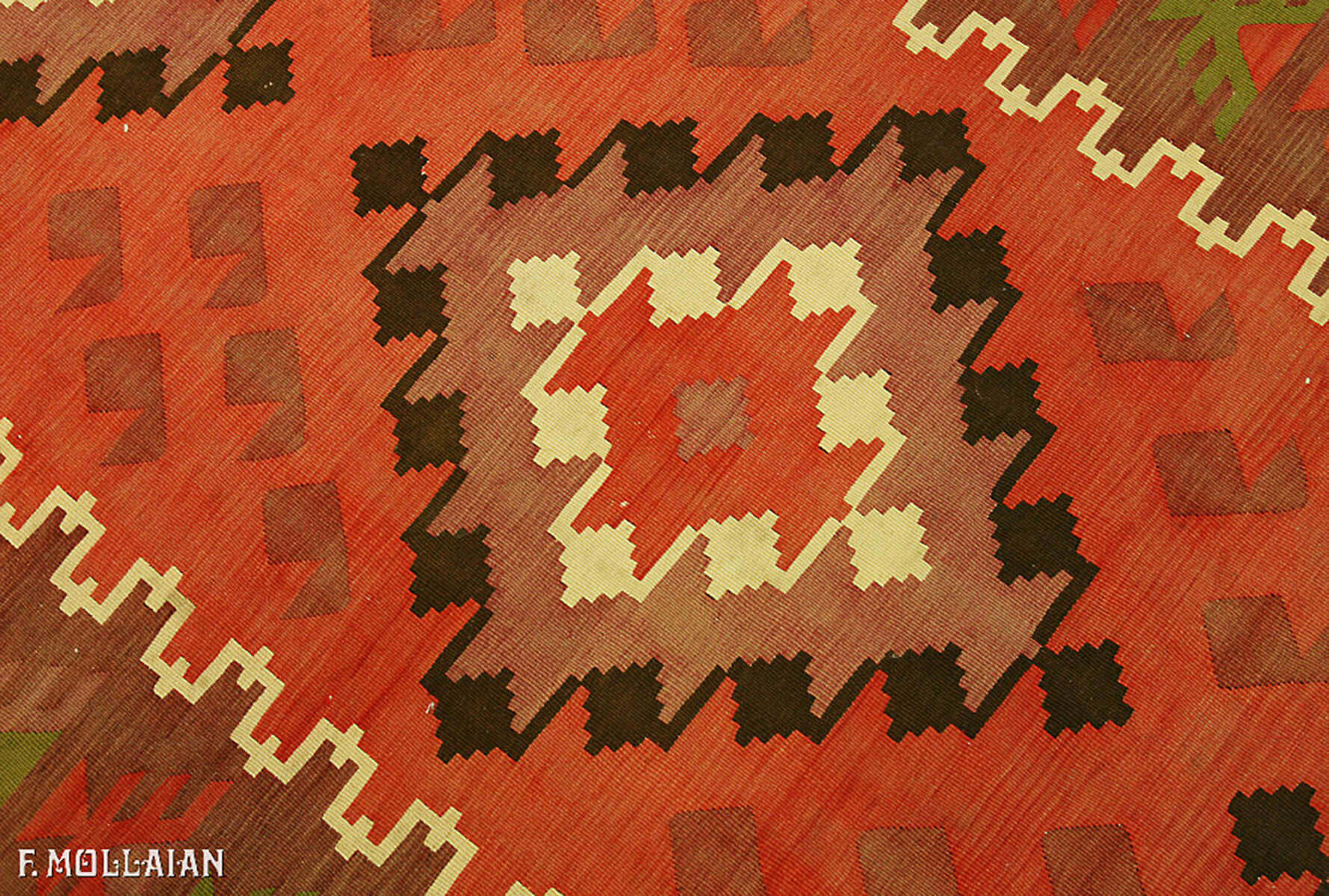 Vieja Caucásica Kilim Karabakh (Qarabağ) n°:588