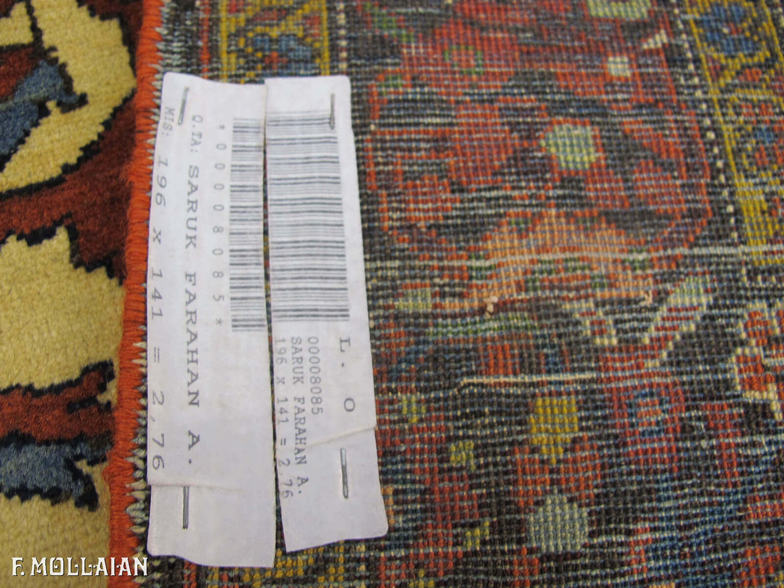 Persian Antique Saruk Farahan Rug n°:8085