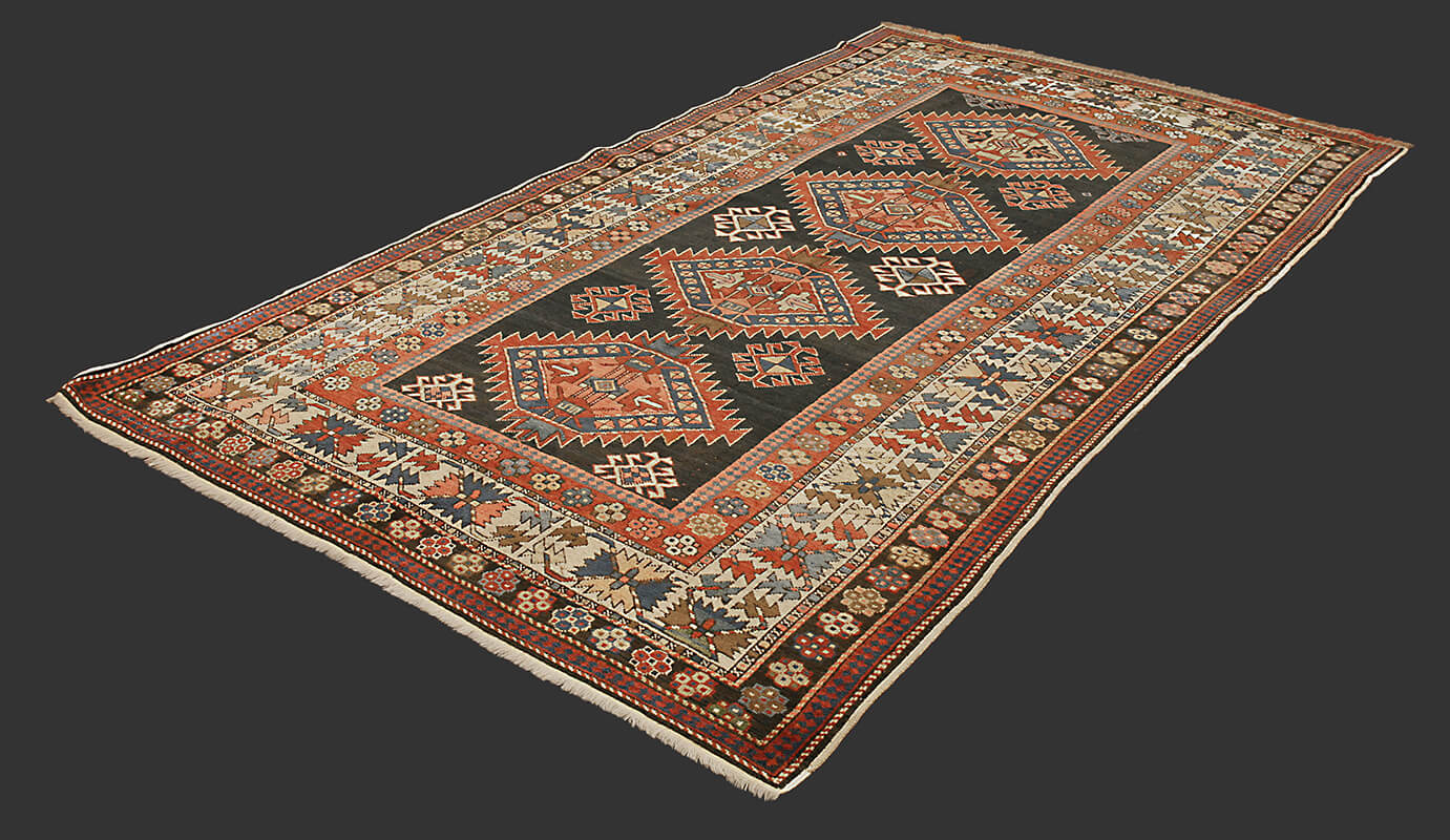 Antique Caucasian Lezghi Rug n°:31580007