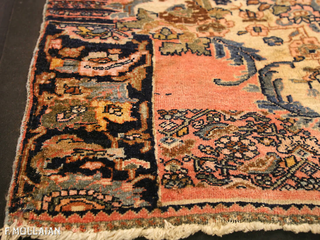 Tapis Persan Antique Bijar (Bidjar) Vaghire n°:49651606