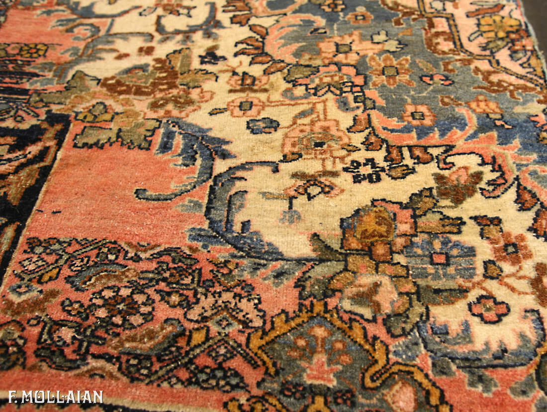 Tapis Persan Antique Bijar (Bidjar) Vaghire n°:49651606
