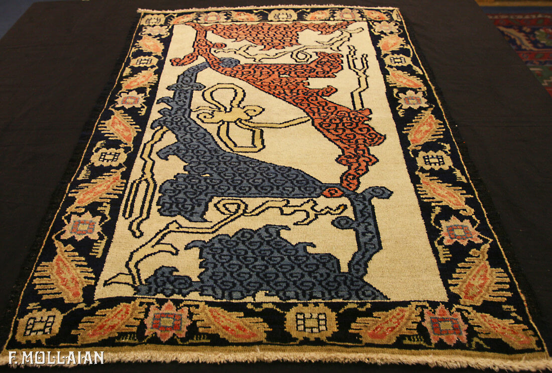 Tapis Persan Antique Senneh Vaghireh n°:52913102