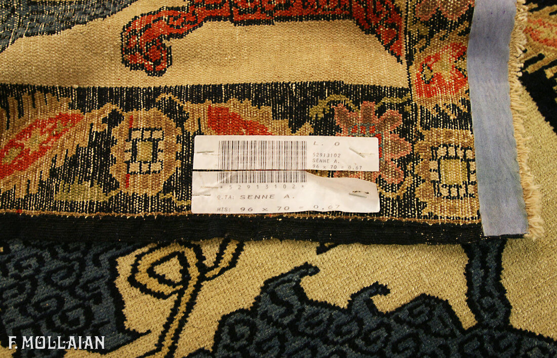 Tapis Persan Antique Senneh Vaghireh n°:52913102