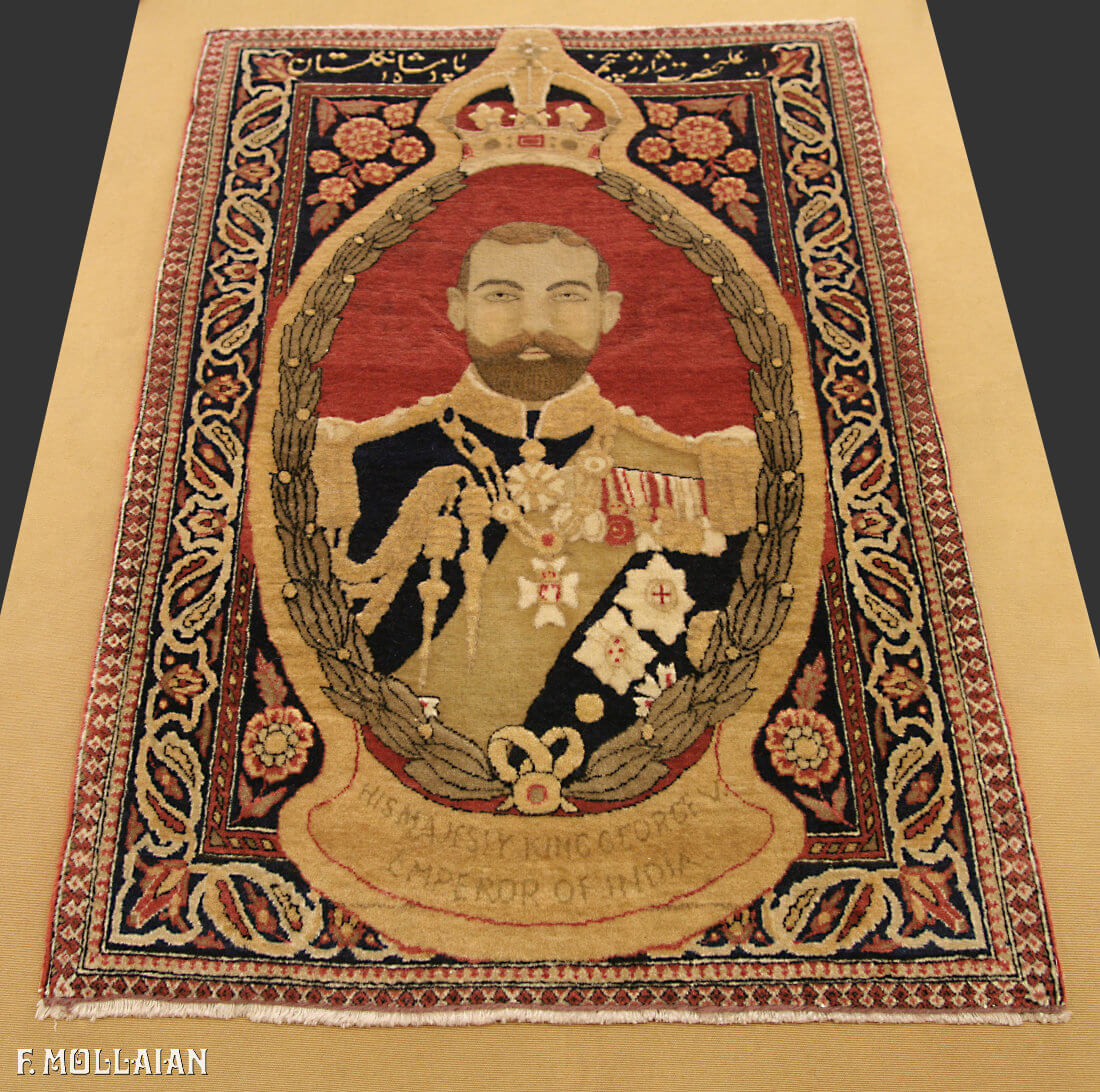 Tapete Persa Antigo Kashan Mohtasham n°:60206999