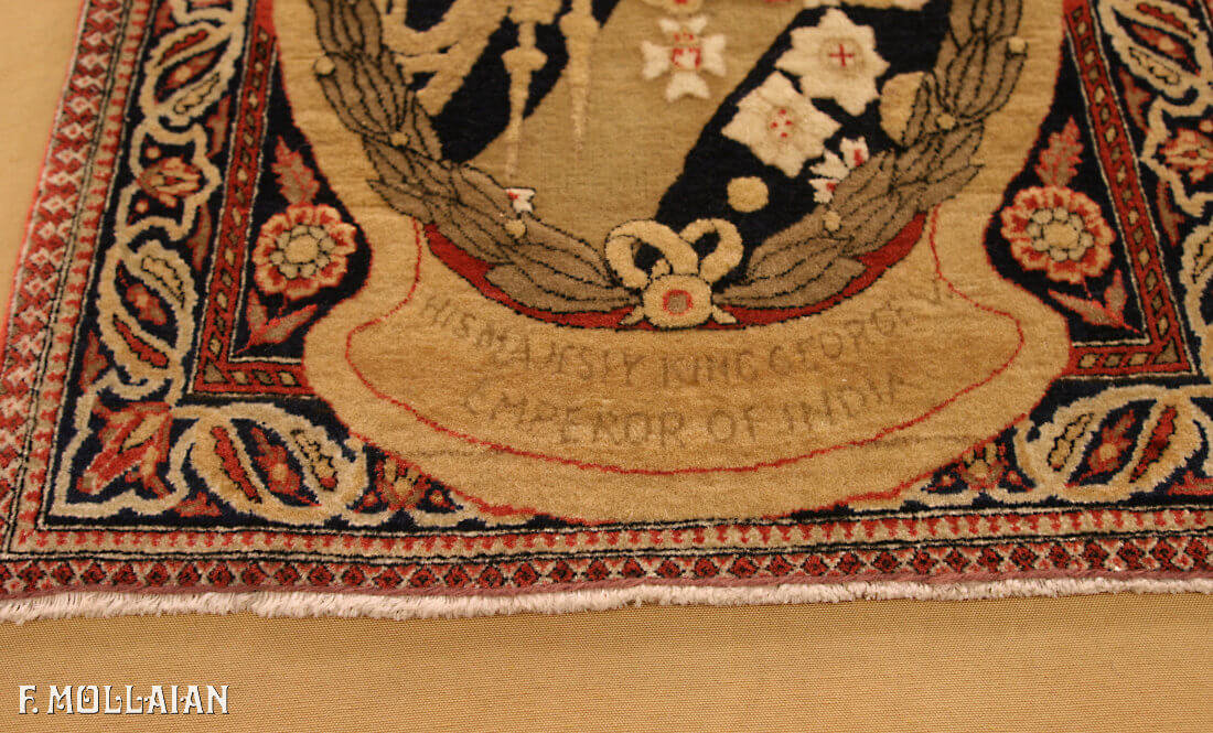 Tapete Persa Antigo Kashan Mohtasham n°:60206999