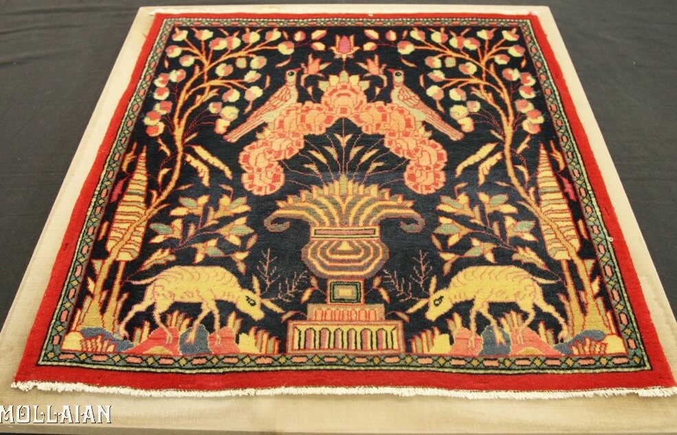 Alfombra Persa Antigua Kashan Dabir n°:61910030