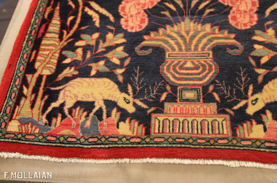 Alfombra Persa Antigua Kashan Dabir n°:61910030