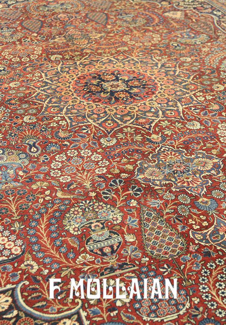 Alfombra Persa Antigua Kashan Dabir n°:70938871