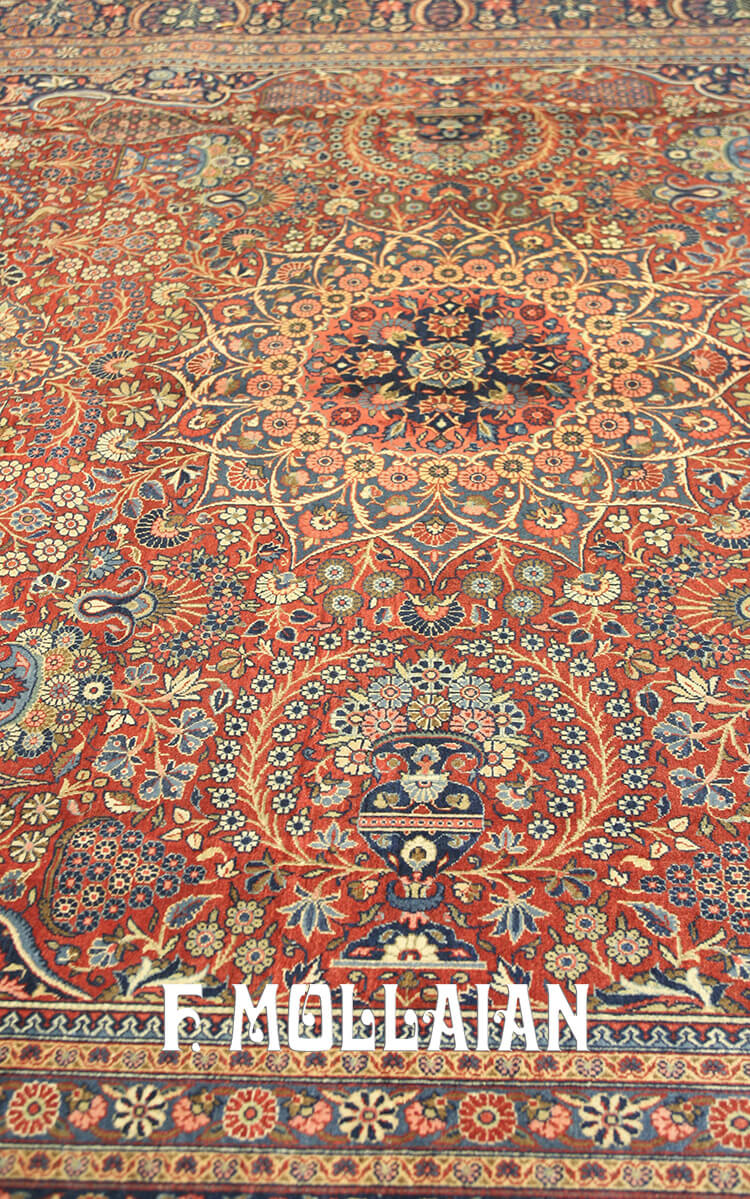 Alfombra Persa Antigua Kashan Dabir n°:70938871