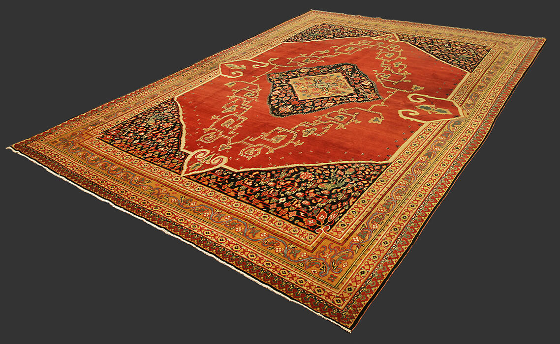 Tapete Persa Antigo Sarough Farahan n°:12965590