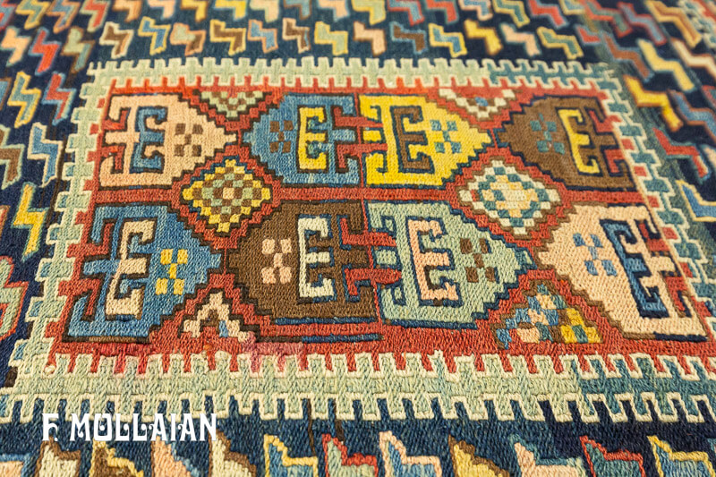 Tapis Kilim Sileh Caucasien n°:14147200