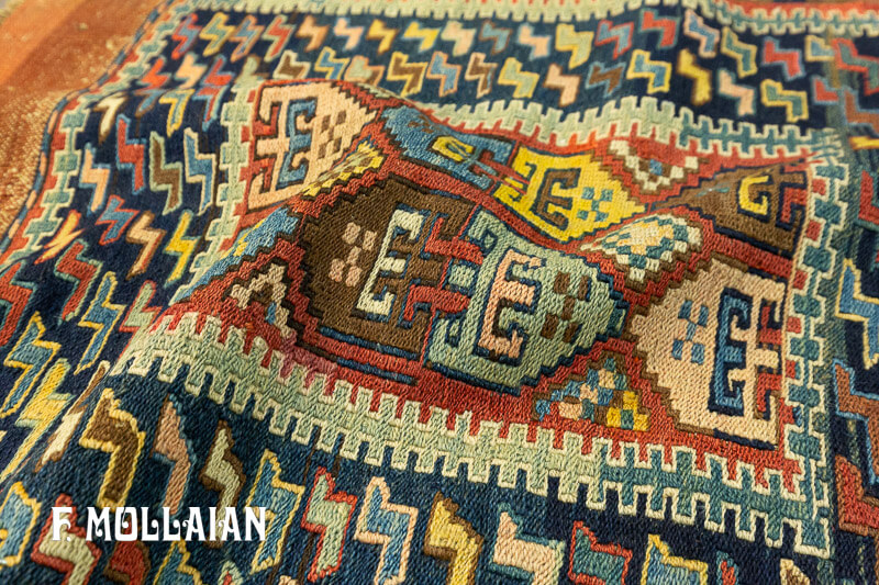Tapis Kilim Sileh Caucasien n°:14147200