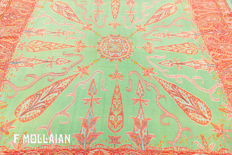 Textile Antique Châle du Cachemire n°:16419401