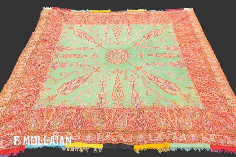 Textile Antique Châle du Cachemire n°:16419401