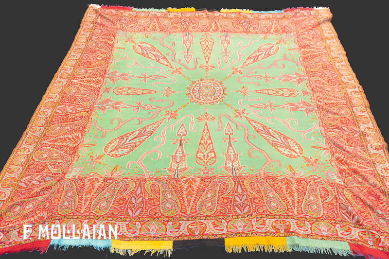 Textile Antique Châle du Cachemire n°:16419401