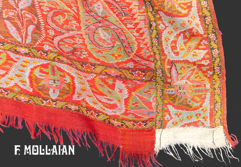 Textile Antique Châle du Cachemire n°:16419401