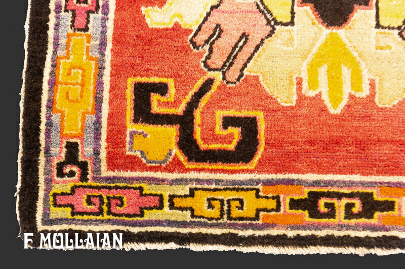 Tapis Déco Tibétain Antique n°:21167297