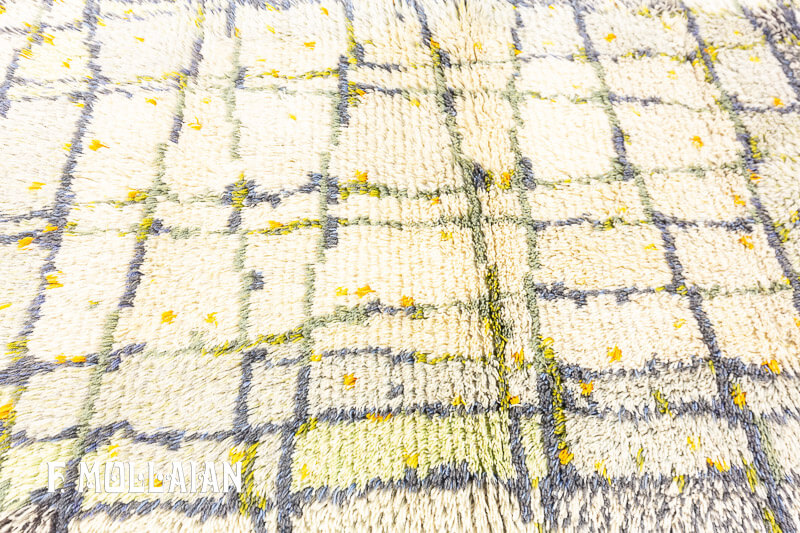 Vintage Swedish Rya Rug n°:34123944