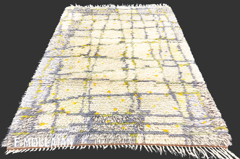 Vintage Swedish Rya Rug n°:34123944