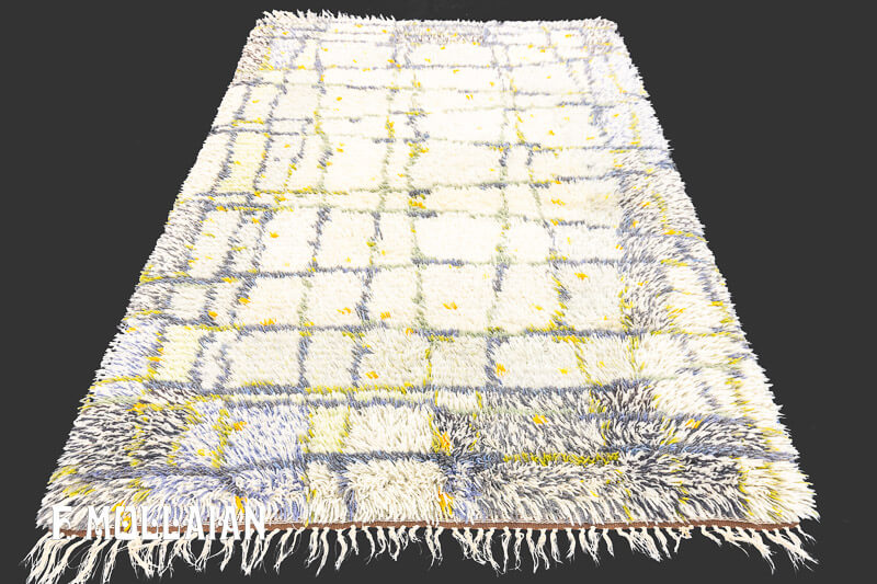 Vintage Swedish Rya Rug n°:34123944