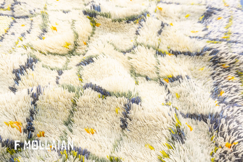 Vintage Swedish Rya Rug n°:34123944