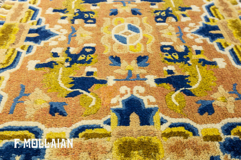 Petit Tapis Tibétain Antique n°:35069106