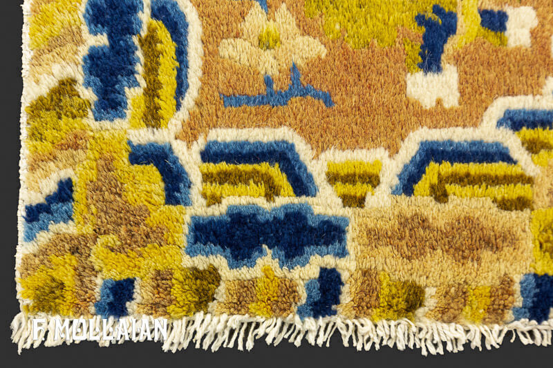 Petit Tapis Tibétain Antique n°:35069106