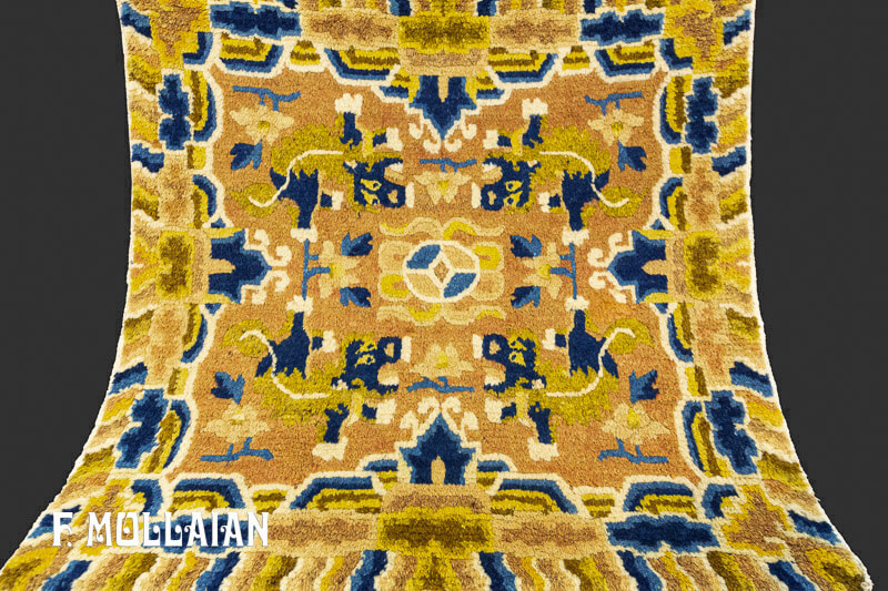 Petit Tapis Tibétain Antique n°:35069106