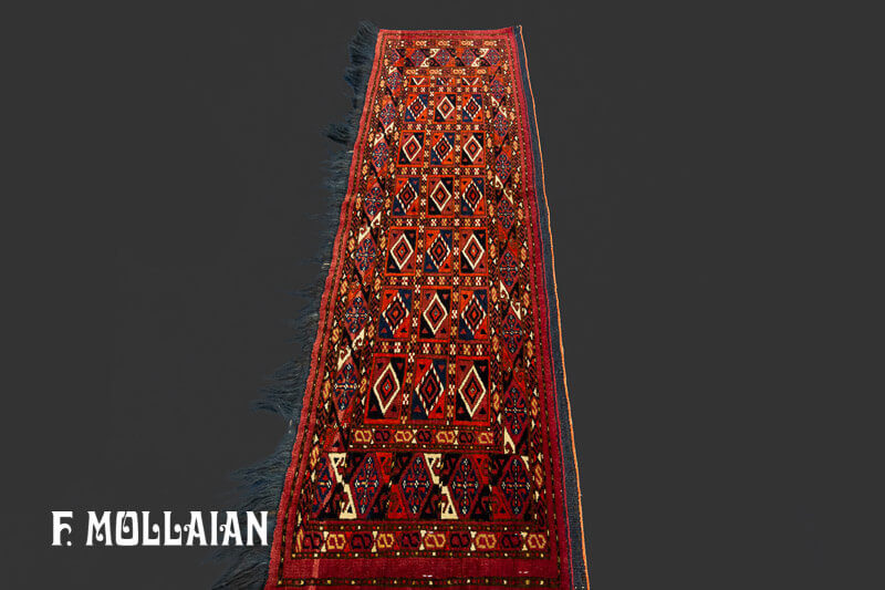 Antique Turkmen Torba Rug n°:39791521