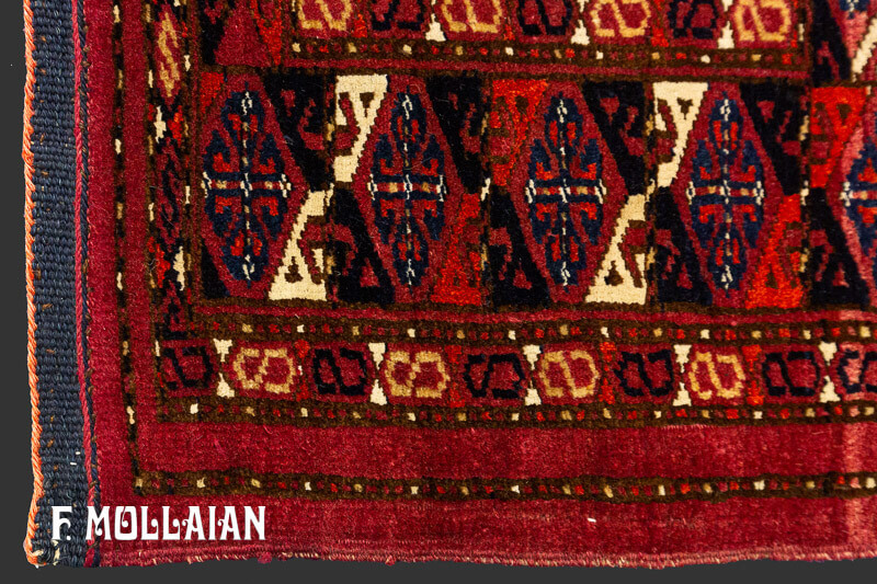 Antique Turkmen Torba Rug n°:39791521