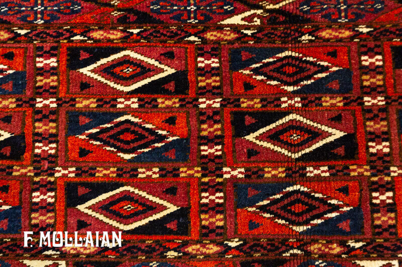 Antique Turkmen Torba Rug n°:39791521